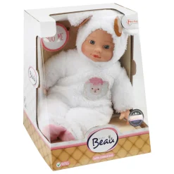 Baby Beau Babypop in Dierenpakje Schaap