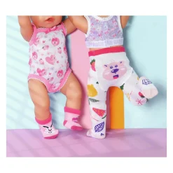 BABY born Maillot & Sokken Roze 2, 43cm