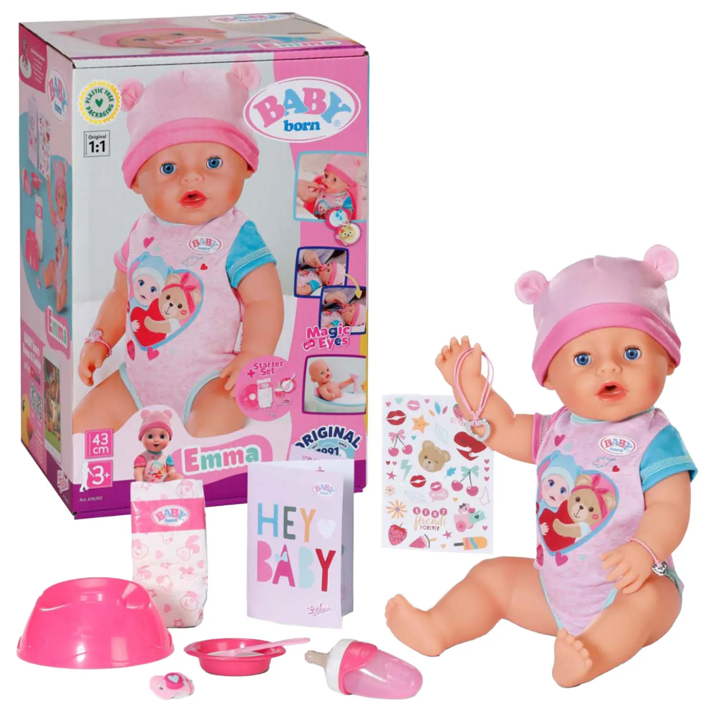 BABY born Pop Emma, 43cm