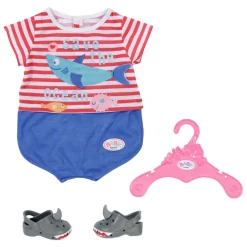 BABY born Pyjama met Schoenen Blauw, 43cm