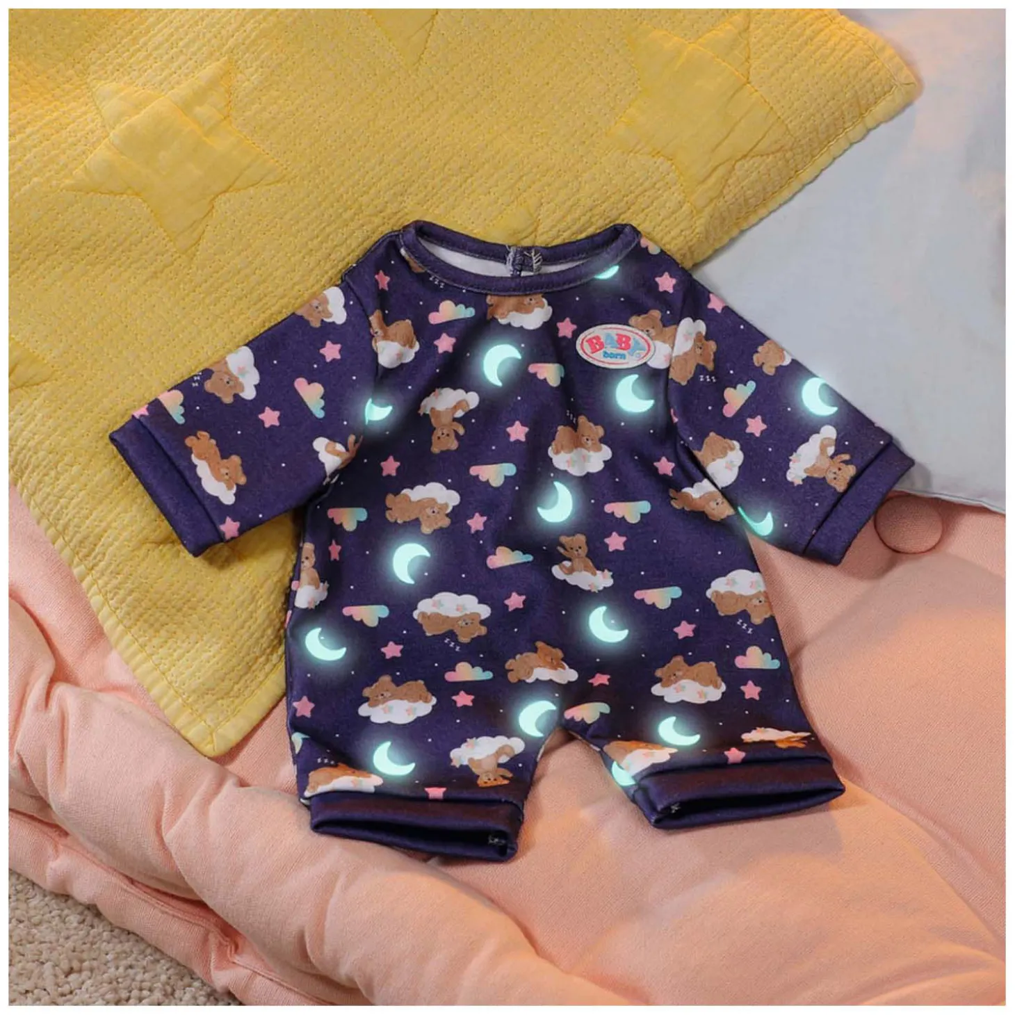 BABY Born Teddy Romper Glow in the Dark, 43cm