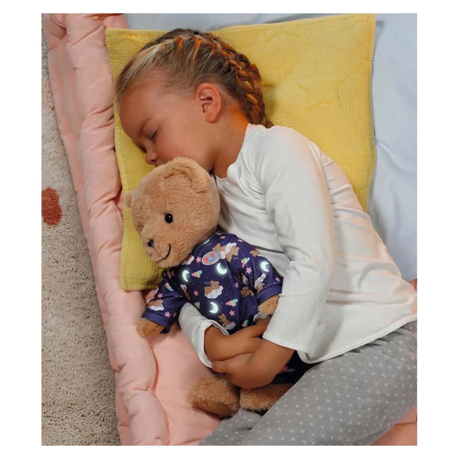 BABY Born Teddy Romper Glow in the Dark, 43cm