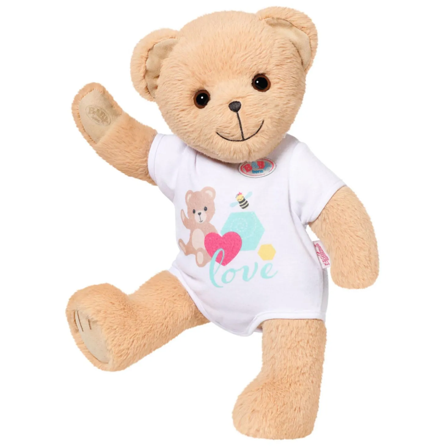 BABY born Teddybeer met Boekje, 36cm