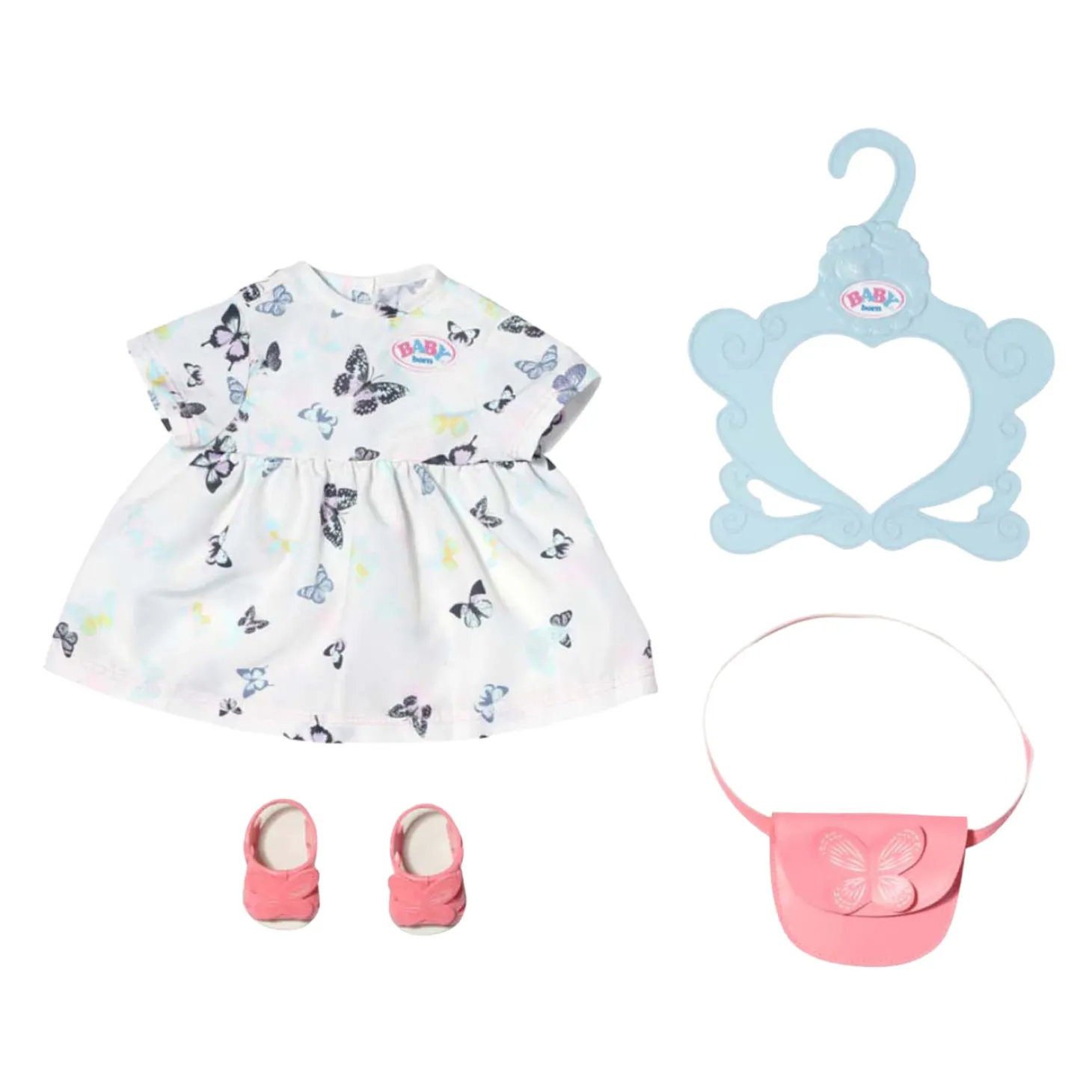 BABY born Vlinderjurk met Accessoires, 43cm