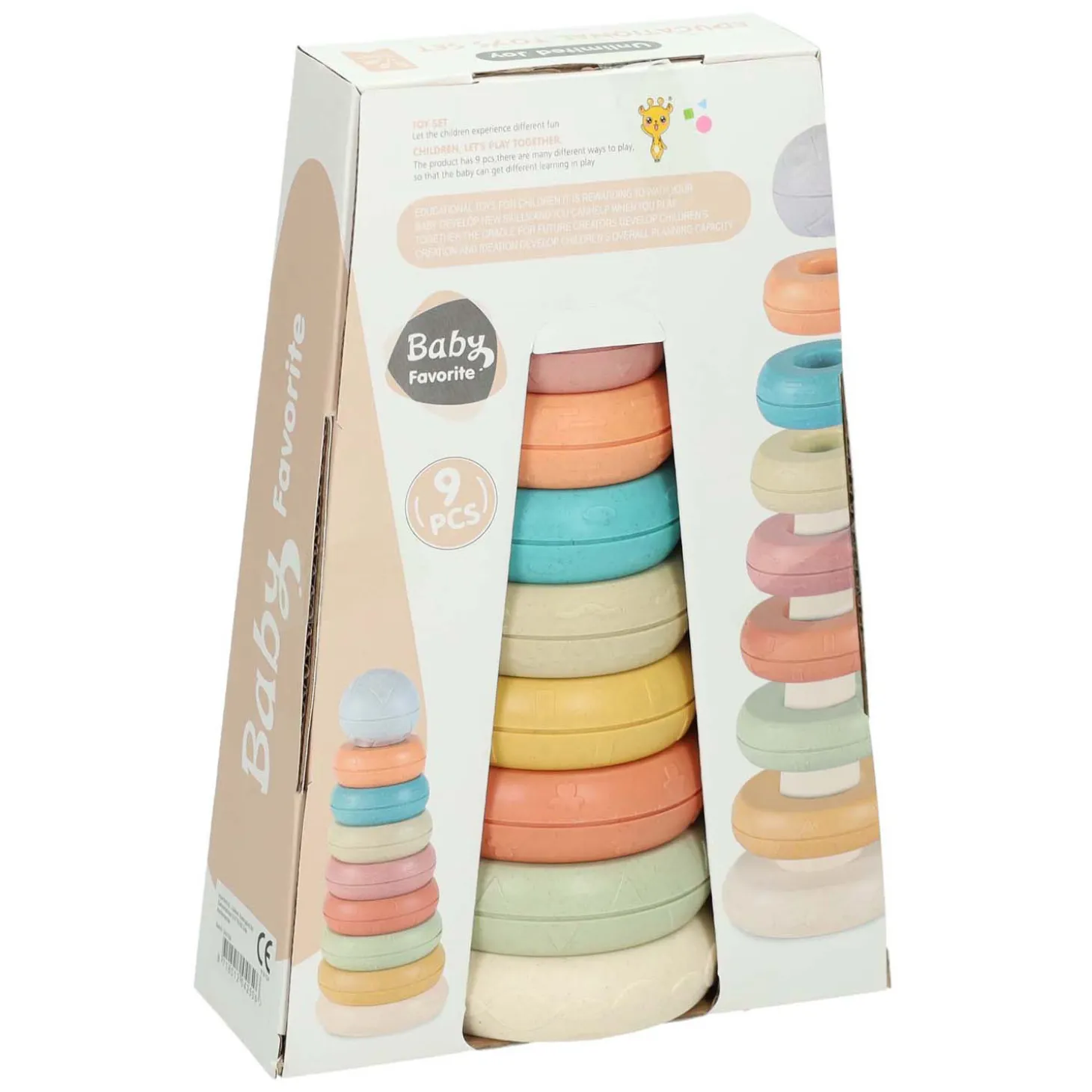 Baby Stapeltoren Pastel