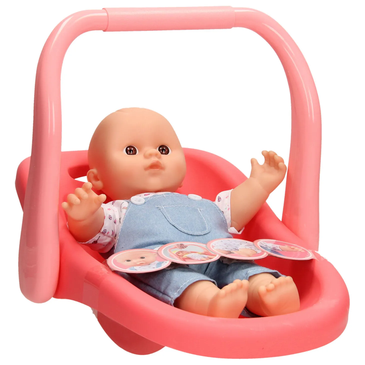 Babypop in Autostoel