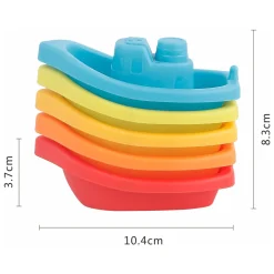 Badbootjes Kleur, 5dlg.