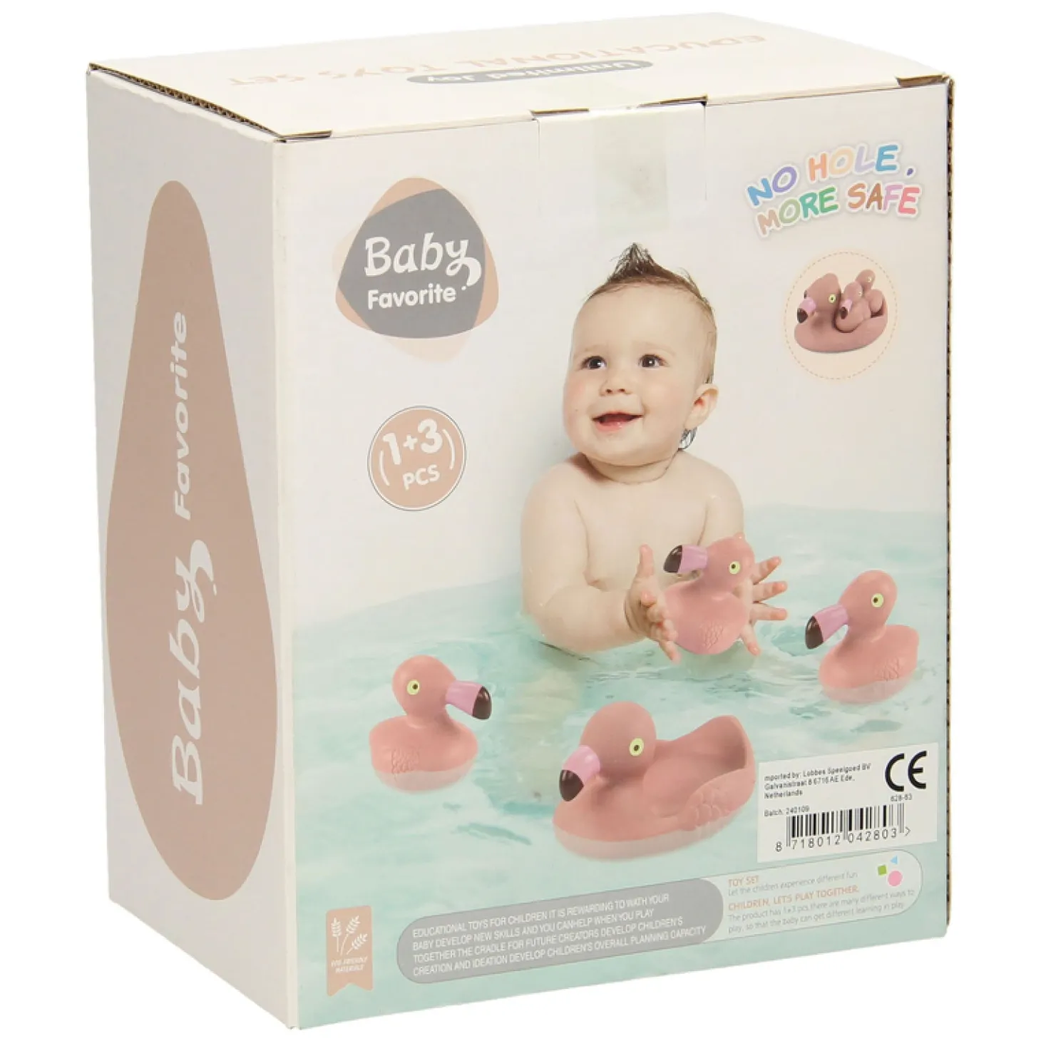 Baddieren Eenhoorn Familie, 4dlg.