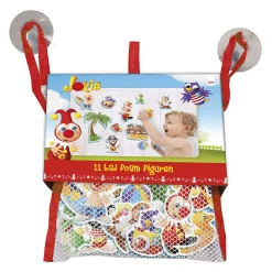 Badfiguren Jokie in Opbergnetje, 10st.