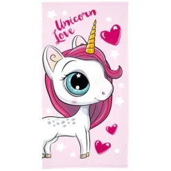 Badhanddoek Unicorn Love, 70x140