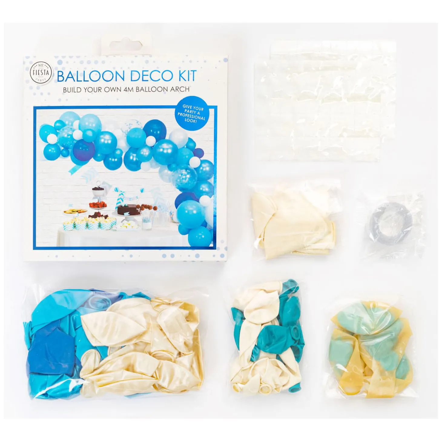 Ballonnen Boog Set Blauw