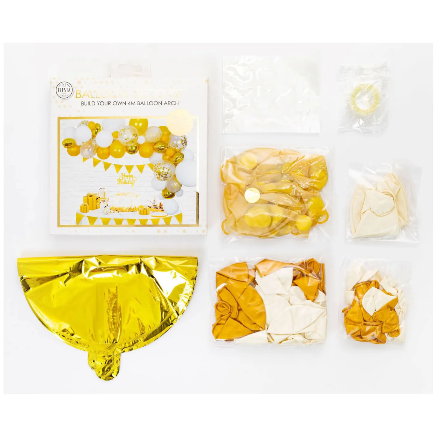 Ballonnen Boog Set Goud