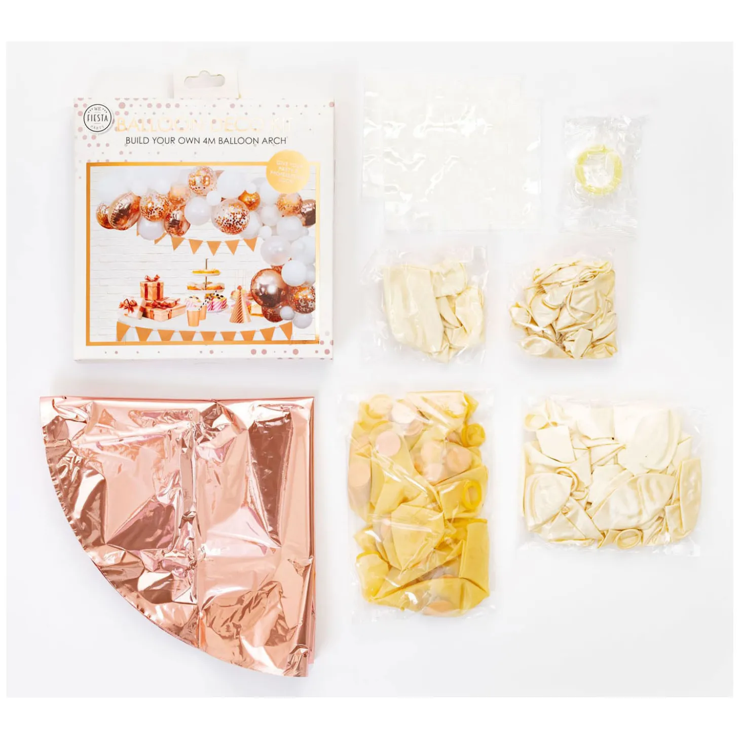 Ballonnen Boog Set Rose Goud