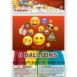 Ballonnen Emoji, 8st.