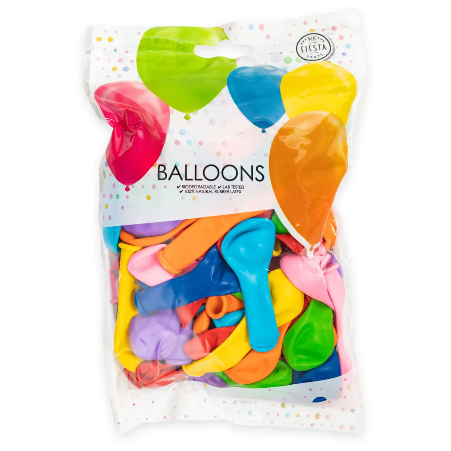 Ballonnen Gemengde Kleuren 13cm, 100st.