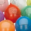 Ballonnen Happy Birthday, 10st.