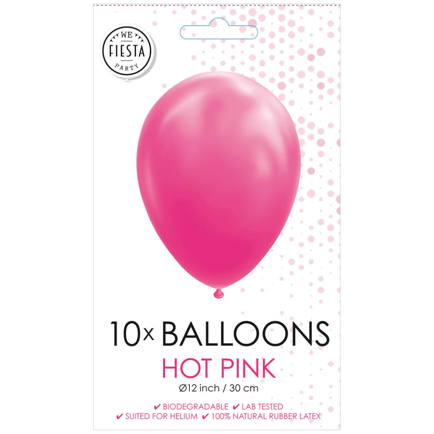 Ballonnen Hard Roze 30cm, 10st.