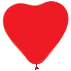 Ballonnen Hart Ballonnen Rood 30cm, 6st.