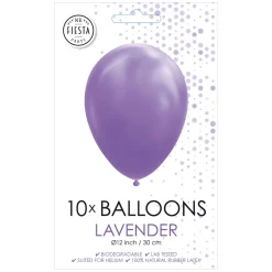 Ballonnen Lavendel 30cm, 10st.