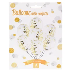 Ballonnen met Gouden Confetti