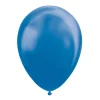 Ballonnen Metallic Blue 30cm, 10st.