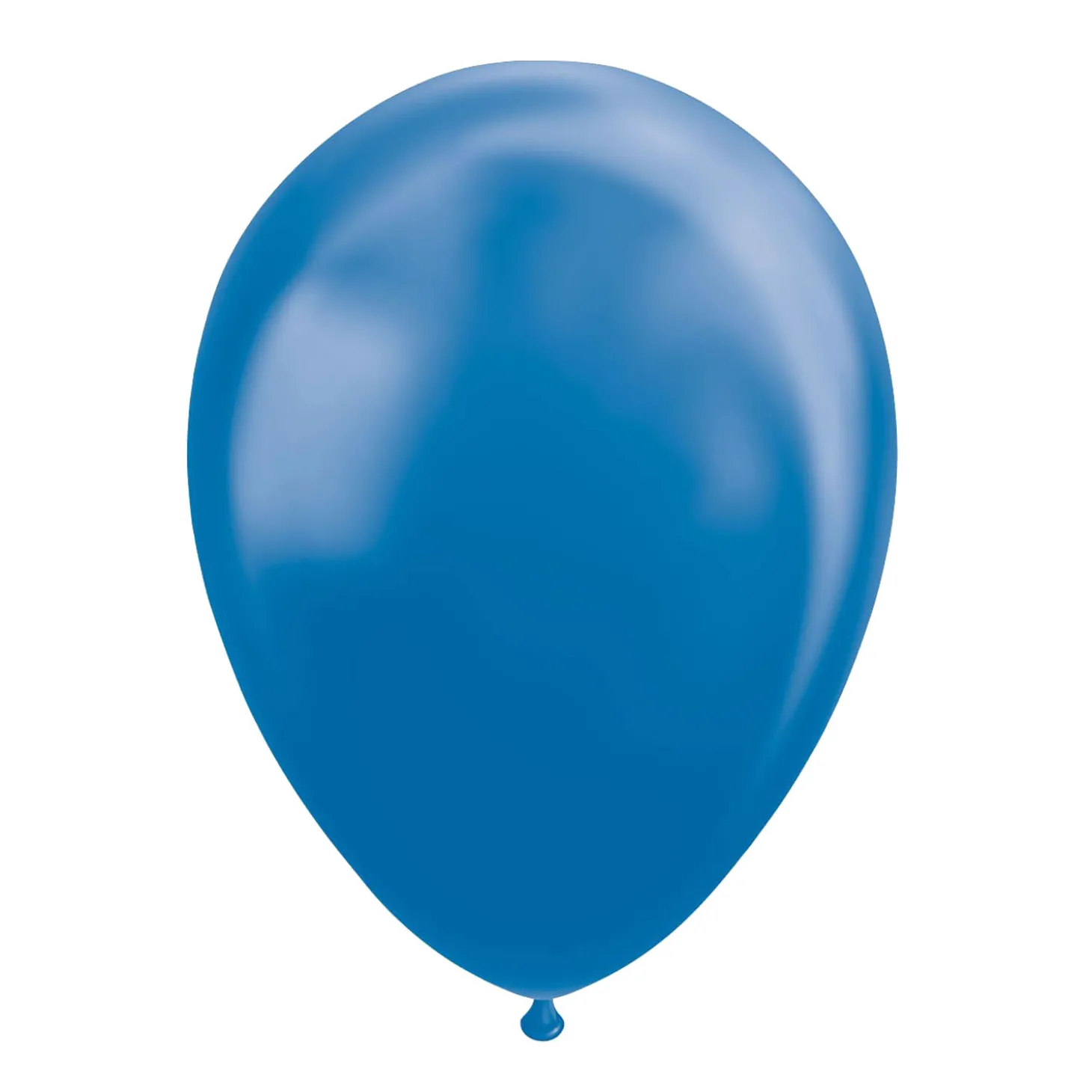 Ballonnen Metallic Blue 30cm, 10st.