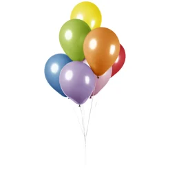 Ballonnen Mix Kleuren 30cm, 10st.