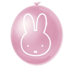 Ballonnen Nijntje Roze, 6st.