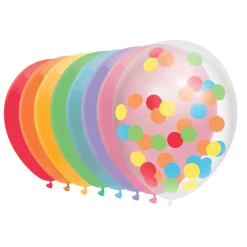 Ballonnen Regenboog, 10st.