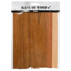 Bamboe Fineer Beuken Eiken Mahonie, 3 Vellen