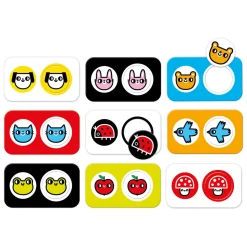 Banana Panda - Hoog Contrast Puzzel Zoek de Tweeling - 8dlg.