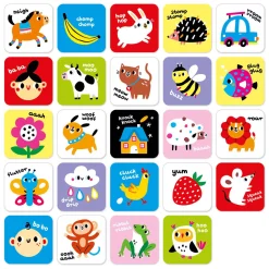 Banana Panda - Hoog Contrast Babykaarten 6m+ / 9m+ - 24st.