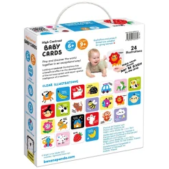Banana Panda - Hoog Contrast Babykaarten 6m+ / 9m+ - 24st.