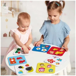 Banana Panda - Hoog Contrast Puzzel Zoek Dezelfde - 8dlg.