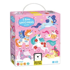 Banana Panda - Ik Hou van Eenhoorns Puzzel - 60st.