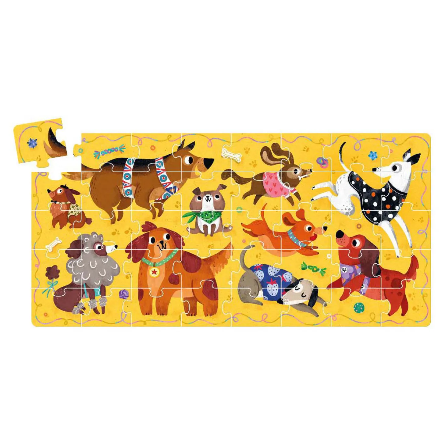 Banana Panda - Ik Hou van Honden Puzzel - 60st.