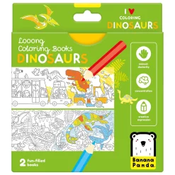 Banana Panda - Kleurboekje Ik Hou van Kleurplaten met Dinosaurussen
