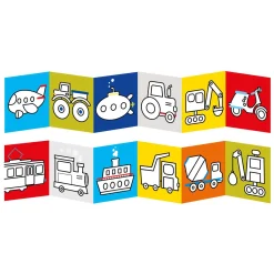 Banana Panda - Kleurboekje Klaar om Voertuigen te Tekenen