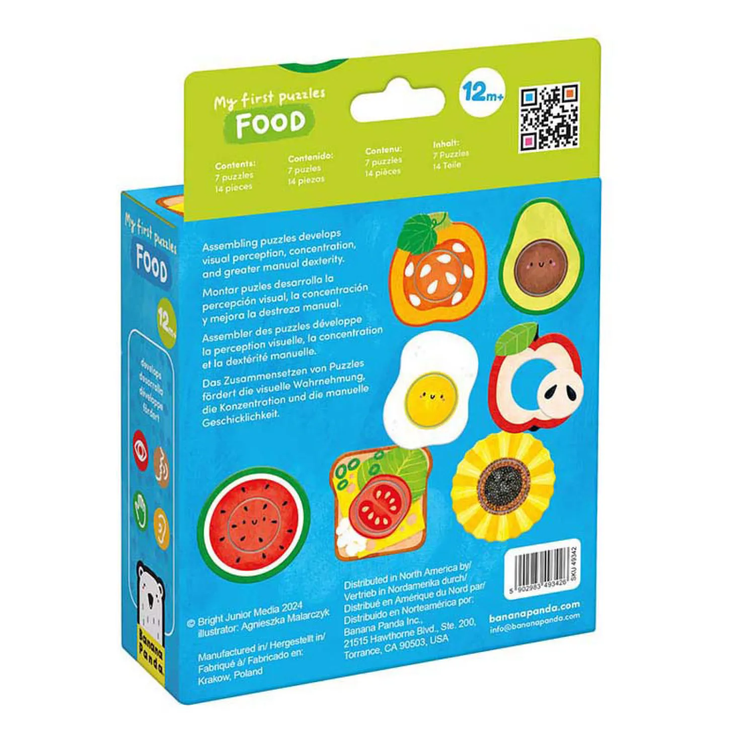 Banana Panda - Mijn Eerste Puzzel Eten