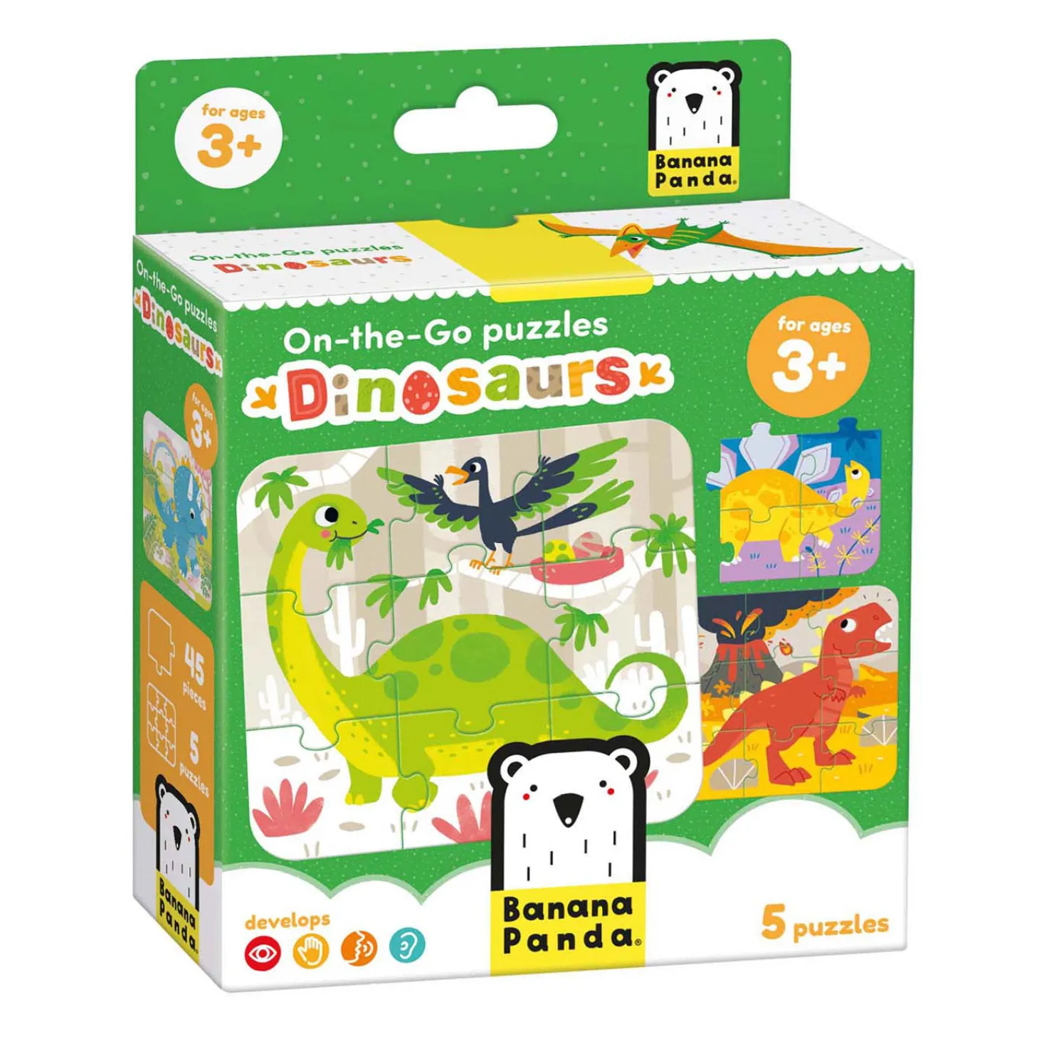 Banana Panda - On-the-Go Puzzel Dinosaurus - 16st.