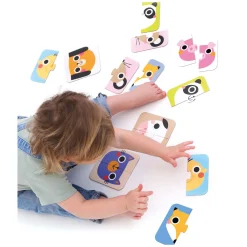 Banana Panda - On-the-Go Puzzel Halve Gezichten - 16st.