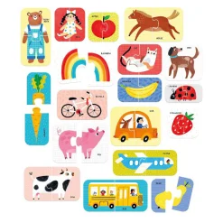 Banana Panda - Puzzelparen Eerste Woorden - 18dlg.