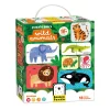 Banana Panda - Puzzelparen Wilde Dieren - 18dlg.