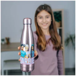 Barbie Drinkfles RVS, 450ml