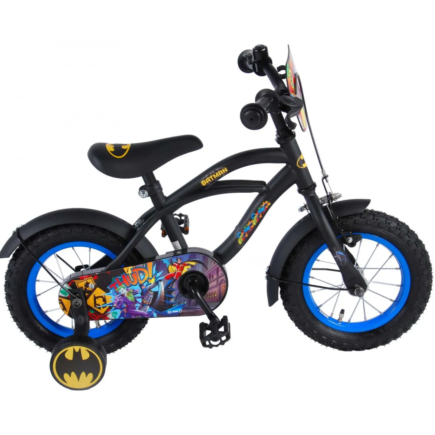 Batman Fiets - 12 inch - Zwart