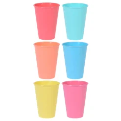 Bekers Gekleurd, 6st.