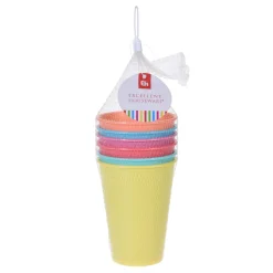 Bekers Gekleurd, 6st.