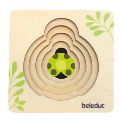 Beleduc Houten Lagenpuzzel Lieveheersbeestje