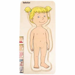 Beleduc Houten Lagenpuzzel Meisje - 5 Lagen