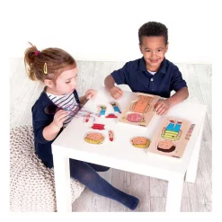 Beleduc Houten Lagenpuzzel Meisje - 5 Lagen